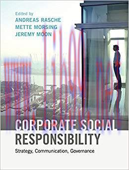 Corporate Social Responsibility: Strategy, Communication, Governance