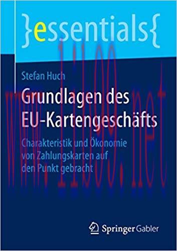 (PDF)Grundlagen des EU-Kartengesch&auml;fts: Charakteristik und &Ouml;konomie von Zahlungskarten auf den ...