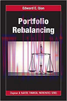 (PDF)Portfolio Rebalancing (Chapman and Hall/CRC Financial Mathematics Series) 1st Edition
