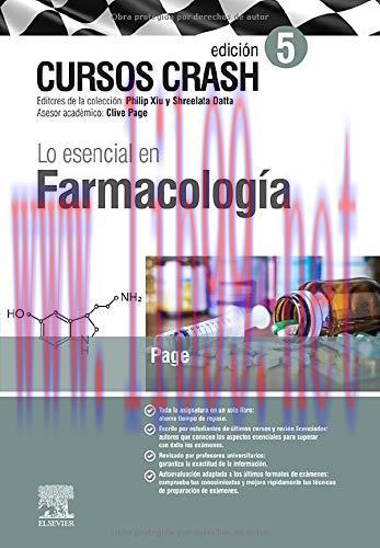 [AME]Cursos Crash Lo esencial en Farmacolog&iacute;a (5&ordf; ed.) (Spanish Edition) (Original PDF)