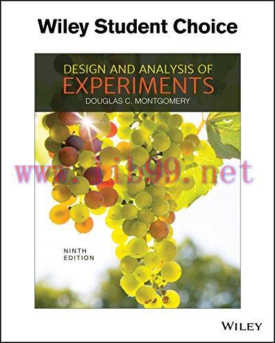 [FOX-Ebook]Design and Analysis of Experiments, 9th Edition