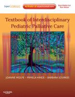 [PDF]Textbook of Interdisciplinary Pediatric Palliative Care