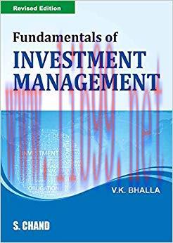 (PDF)Fundamentals of Investment Management