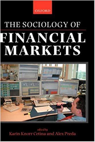 (PDF)The Sociology of Financial Markets 1st Edition