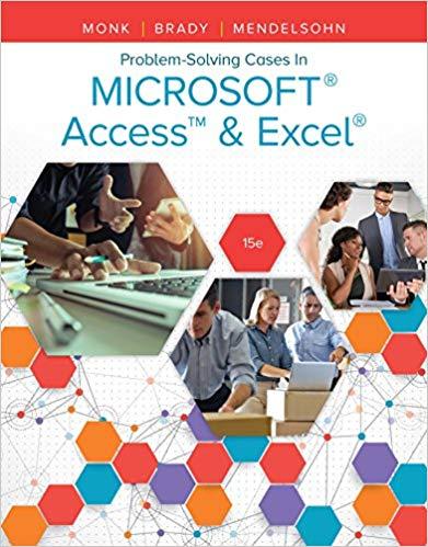 (PDF)Problem Solving Cases In Microsoft Access & Excel 15th Edition