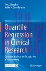 [PDF]Quantile Regression in Clinical Research: Complete analysis for data at a loss of homogene...