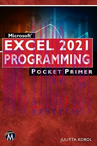 [FOX-Ebook]Microsoft Excel 2021 Programming Pocket Primer