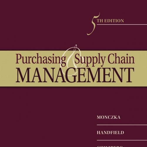 Purchasing and Supply Chain Management, 5th ed_