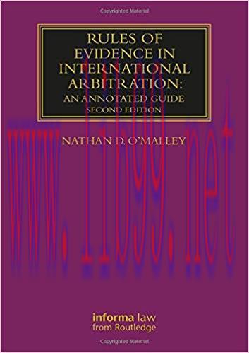 [PDF]Rules of Evidence in International Arbitration 2nd Edition