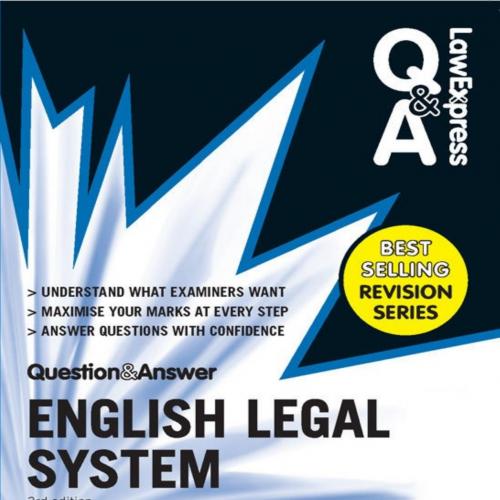 Law Express Question and Answer English Legal System 3rd Edition - Gary Wilson