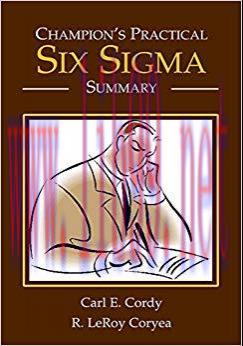(PDF)Champion&rsquo;s Practical Six Sigma Summary