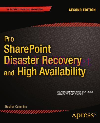 [FOX-Ebook]Pro SharePoint Disaster Recovery and High Availability, 2nd Edition