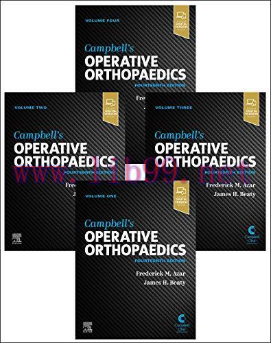 [AME]Campbell's Operative Orthopaedics, 4-Volume Set, 14th Edition (Original PDF)
