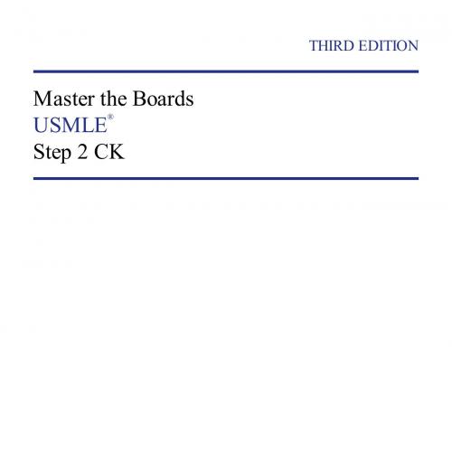 Master the Boards USMLE(r) Step 2 CK, Third Edition