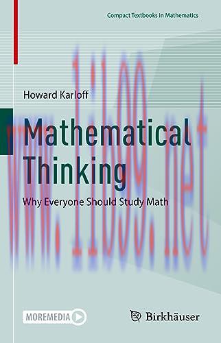 [FOX-Ebook]Mathematical Thinking: Why Everyone Should Study Math