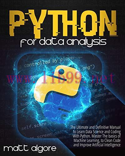 [FOX-Ebook]Python For Data Analysis: The Ultimate and Definitive Manual to Learn Data Science a...