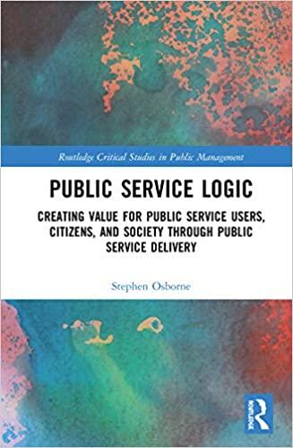 Public Service Logic Creating Value for Public Service Users