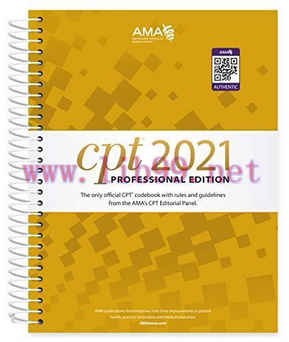 [AME]CPT 2021 Professional Edition (CPT / Current Procedural Terminology (Professional Edition)...