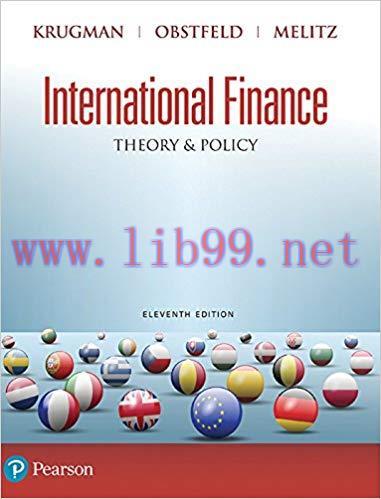 International Finance: Theory and Policy 11th Edition by Paul R. Krugman 课本
