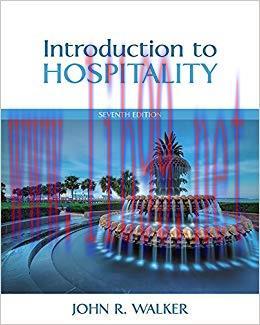 (PDF)Introduction to Hospitality 7th Edition by John R. Walker