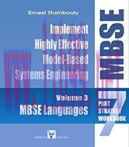 (PDF)MBSE Languages: The MBSE Strategy &ndash; Volume 3: Establish a Highly Effective Model-Based Sys...