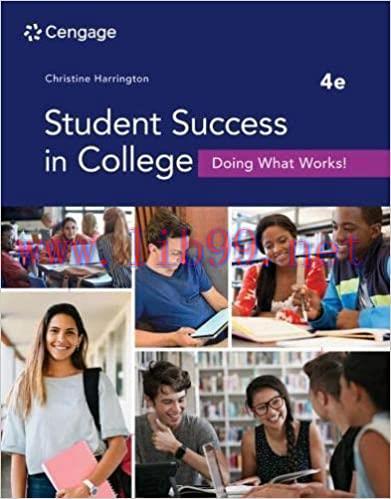[PDF]Student Success in College 4th Edition [Christine Harrington]