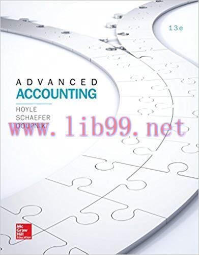 [PDF]Advanced Accounting (Irwin Accounting) 13th Edition [Joe Ben Hoyle]