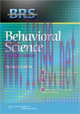 [AME]BRS Behavioral Science, 6th Edition