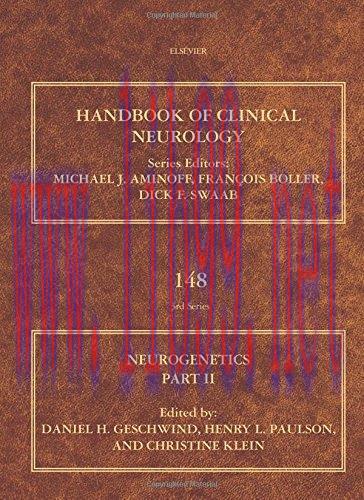 [AME]Neurogenetics, Part II, Volume 148 (Handbook of Clinical Neurology) (PDF)