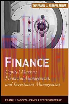 (PDF)Finance: Capital Markets, Financial Management, and Investment Management (Frank J. Fabozz...