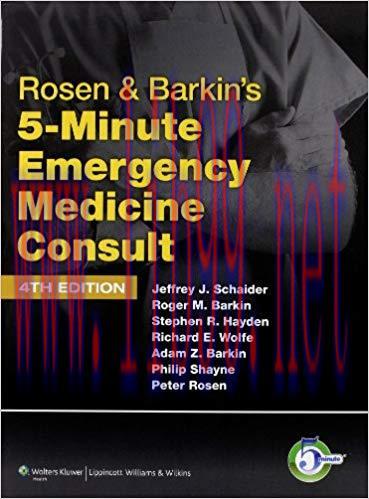 [PDF]Rosen and Barkin’s 5-Minute Emergency Medicine Consult (4th Edition)