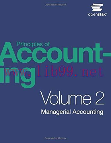 [FOX-Ebook]Principles of Accounting, Volume 2: Managerial Accounting
