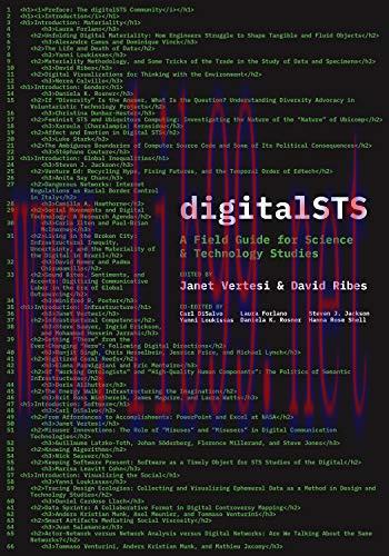 [FOX-Ebook]digitalSTS: A Field Guide for Science & Technology Studies