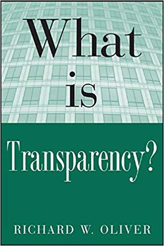 (PDF)What is Transparency (What Is the What Is . . . Series) 1st Edition