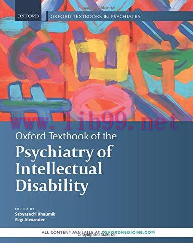[PDF]Oxford Textbook of the Psychiatry of Intellectual Disability 1st edition