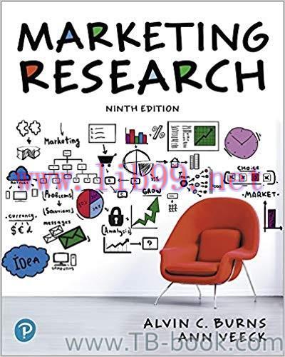 Marketing Research 9th Edition by Alvin C. Burns 课本