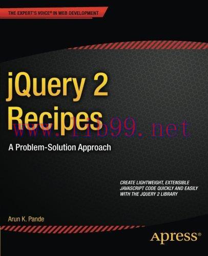 [FOX-Ebook]jQuery 2 Recipes: A Problem-Solution Approach