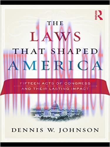 (PDF)The Laws That Shaped America: Fifteen Acts of Congress and Their Lasting Impact