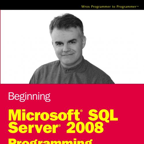 Beginning Microsoft SQL Server 2008 Programming