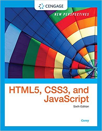 (Solution Manual)New Perspectives on HTML5, CSS3, and JavaScript, 6th Edition.zip