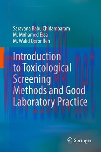 [AME]Introduction to Toxicological Screening Methods and Good Laboratory Practice: Principles, ...