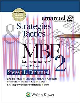 (PDF)Strategies & Tactics for the MBE 2 (Bar Review)