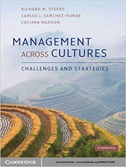 (PDF)Management Across Cultures 1st Edition
