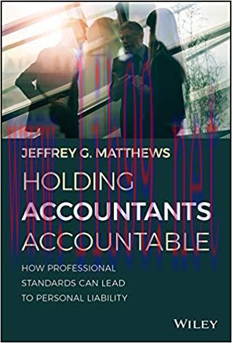 (PDF)Holding Accountants Accountable: How Professional Standards Can Lead to Personal Liability...