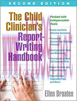 (PDF)The Child Clinician&rsquo;s Report-Writing Handbook, Second Edition 2nd Edition