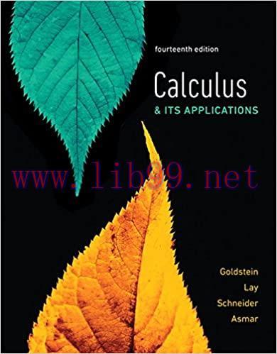 Solution Manual for Calculus & Its Applications 14th Edition