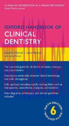 [AME]Oxford Handbook of Clinical Dentistry, 6th Edition