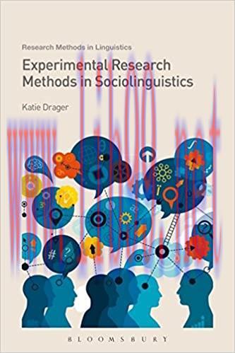 (PDF)Experimental Research Methods in Sociolinguistics (Research Methods in Linguistics)
