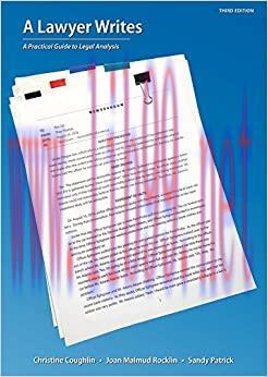 (PDF)A Lawyer Writes: A Practical Guide to Legal Analysis