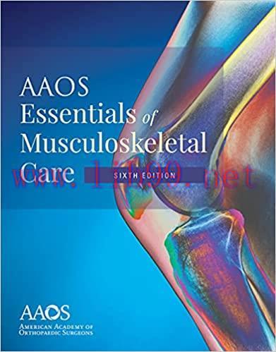 [AME]AAOS Essentials of Musculoskeletal Care, 6th Edition (EPUB)
